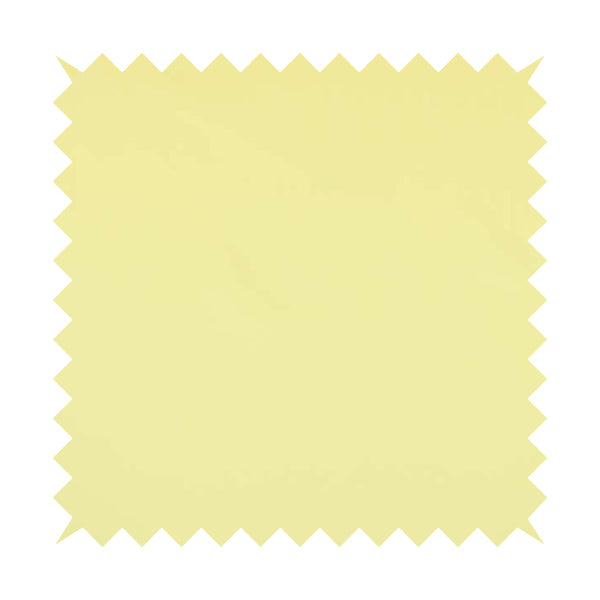 Zouk Plain Durable Velvet Brushed Cotton Effect Upholstery Fabric Daffodil Yellow Colour - Made To Measure Curtains