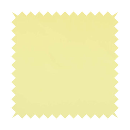 Zouk Plain Durable Velvet Brushed Cotton Effect Upholstery Fabric Daffodil Yellow Colour - Made To Measure Curtains