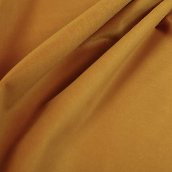 Zouk Plain Durable Velvet Brushed Cotton Effect Upholstery Fabric Bronze Orange Colour - Handmade Cushions