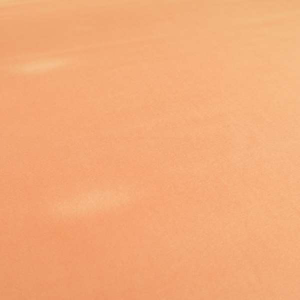 Zouk Plain Durable Velvet Brushed Cotton Effect Upholstery Fabric Peach Orange Colour - Handmade Cushions