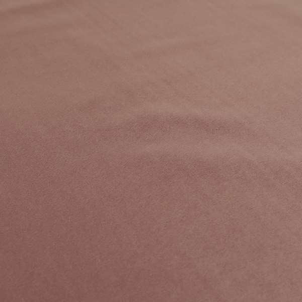 Zouk Plain Durable Velvet Brushed Cotton Effect Upholstery Fabric Lavender Purple Colour