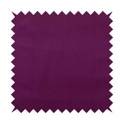 Zouk Plain Durable Velvet Brushed Cotton Effect Upholstery Fabric Violet Purple Colour - Made To Measure Curtains