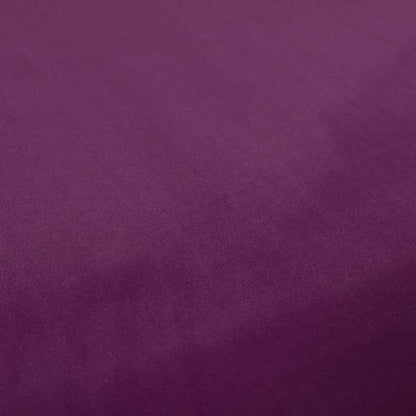 Zouk Plain Durable Velvet Brushed Cotton Effect Upholstery Fabric Violet Purple Colour - Roman Blinds