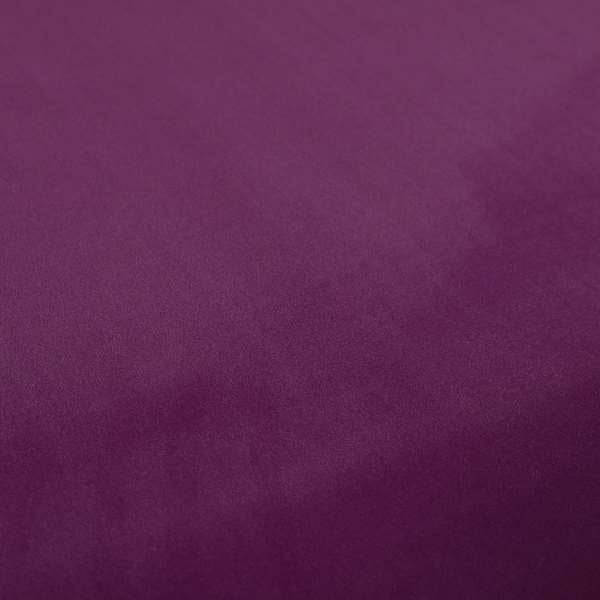 Zouk Plain Durable Velvet Brushed Cotton Effect Upholstery Fabric Violet Purple Colour - Handmade Cushions