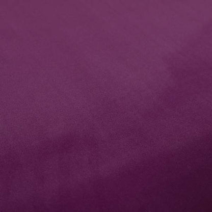 Zouk Plain Durable Velvet Brushed Cotton Effect Upholstery Fabric Violet Purple Colour - Made To Measure Curtains