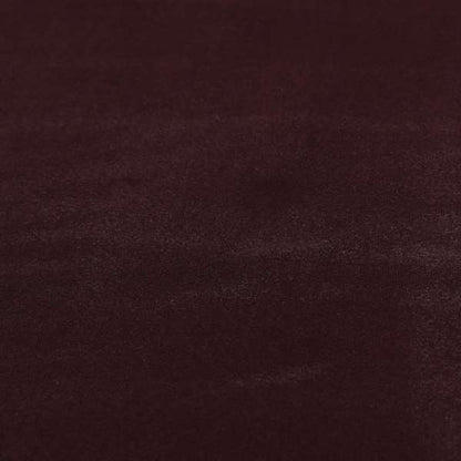 Zouk Plain Durable Velvet Brushed Cotton Effect Upholstery Fabric Eggplant Purple Colour - Roman Blinds