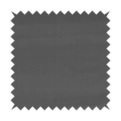 Zouk Plain Durable Velvet Brushed Cotton Effect Upholstery Fabric Anchor Grey Colour