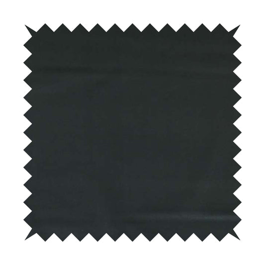 Zouk Plain Durable Velvet Brushed Cotton Effect Upholstery Fabric Charcoal Grey Colour