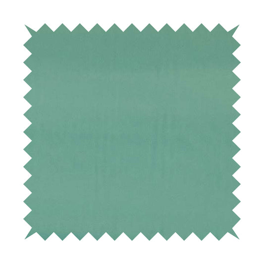 Zouk Plain Durable Velvet Brushed Cotton Effect Upholstery Fabric Sapphire Blue Colour