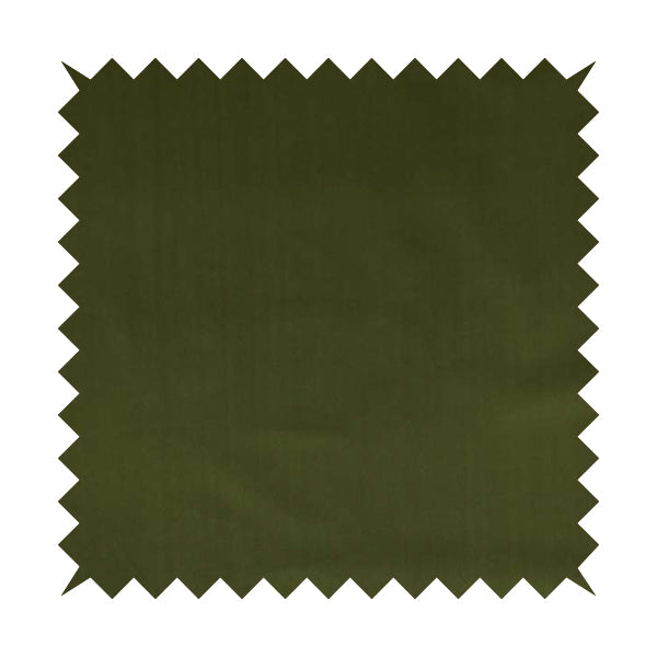 Zouk Plain Durable Velvet Brushed Cotton Effect Upholstery Fabric Juniper Green Colour - Made To Measure Curtains