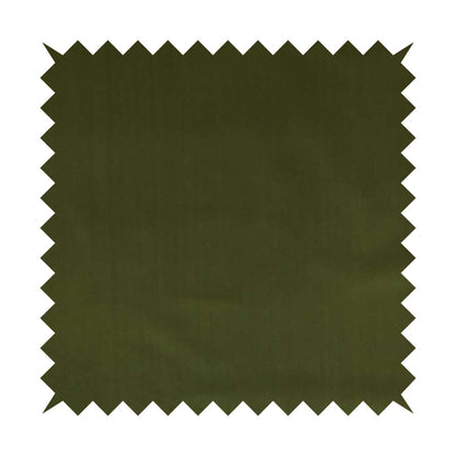 Zouk Plain Durable Velvet Brushed Cotton Effect Upholstery Fabric Juniper Green Colour - Made To Measure Curtains