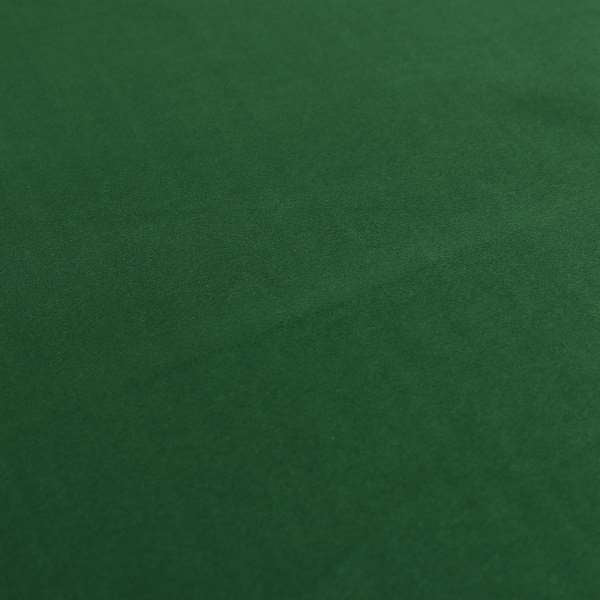 Zouk Plain Durable Velvet Brushed Cotton Effect Upholstery Fabric Basil Green Colour