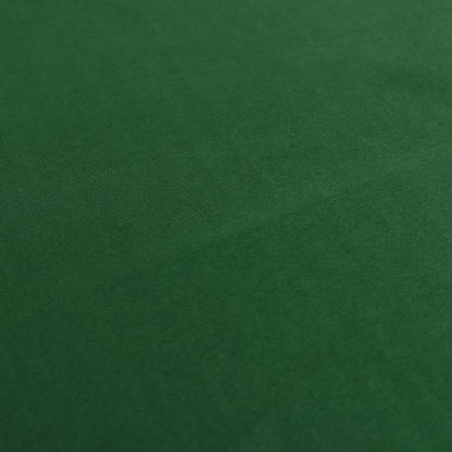 Zouk Plain Durable Velvet Brushed Cotton Effect Upholstery Fabric Basil Green Colour